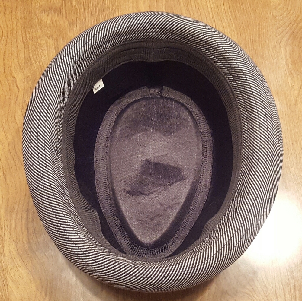 SOMETHING SPECIAL L.A. S/M BLACK GRAY FEDORA - Picture 5 of 6